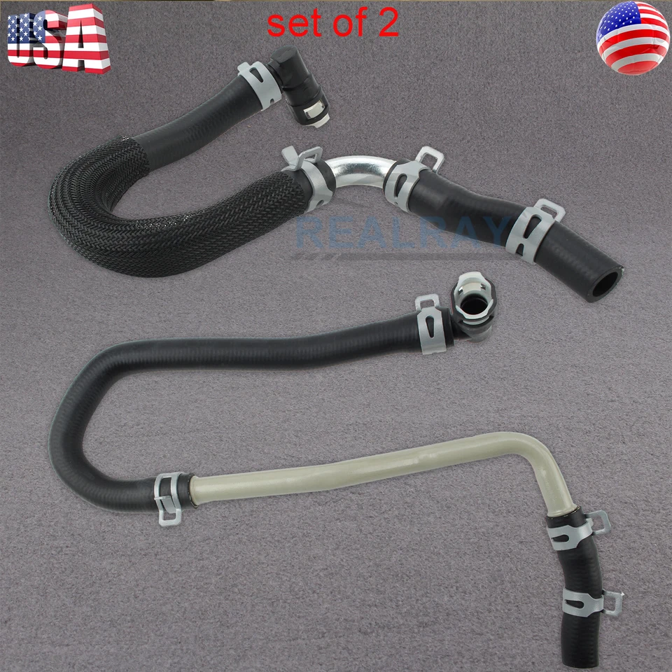 For 2011-2014 Dodge Durango 3.6L 5.7L Hose Tube Heater Supply and Return + Clamp - Image 3 of 4