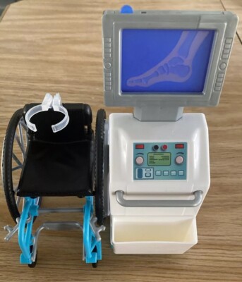 Barbie X-Ray Machine And Wheelchair Medical Playset Replacement