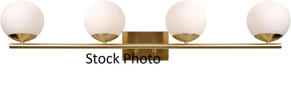 Forte Lighting Farrell - 4 Light 42" Bath Vanity Light -5745-04-12- Gold - Image 2 of 4