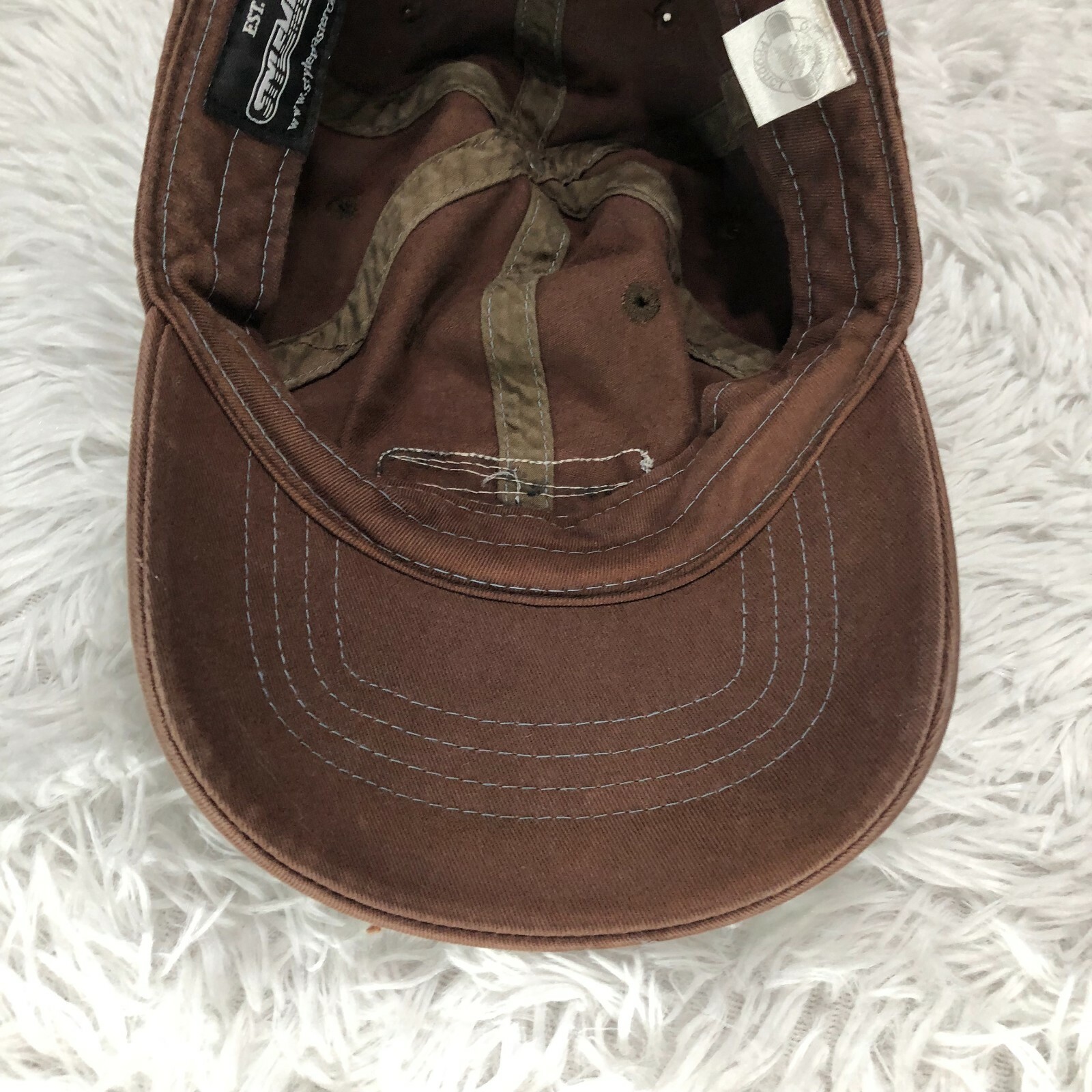 Bud Light Strapback Hat Cap Brown - image 9