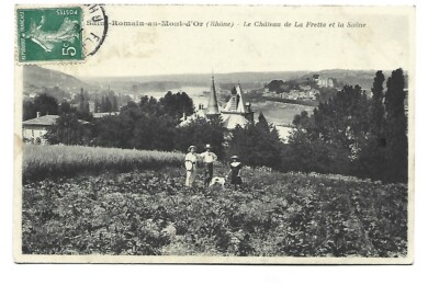 69 SAINT ROMAIN AU MONT D OR LE CHATEAU DE LA FRETTA ET LA SAONE