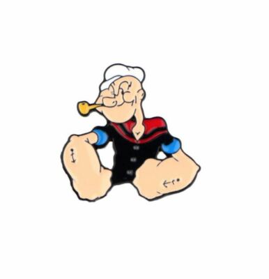 Popeye Pin Anstecker Comic Serie Marine Spinat Selten Kult