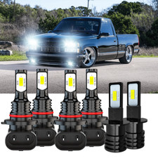 For 1990-1998 Chevy C1500 C2500 6000K LED Hea...