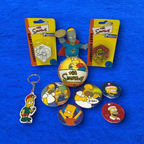 The SIMPSONS Badges Collectable job lot bundle TV RETRO Homer Bart Marge Pieman - Picture 9 of 9