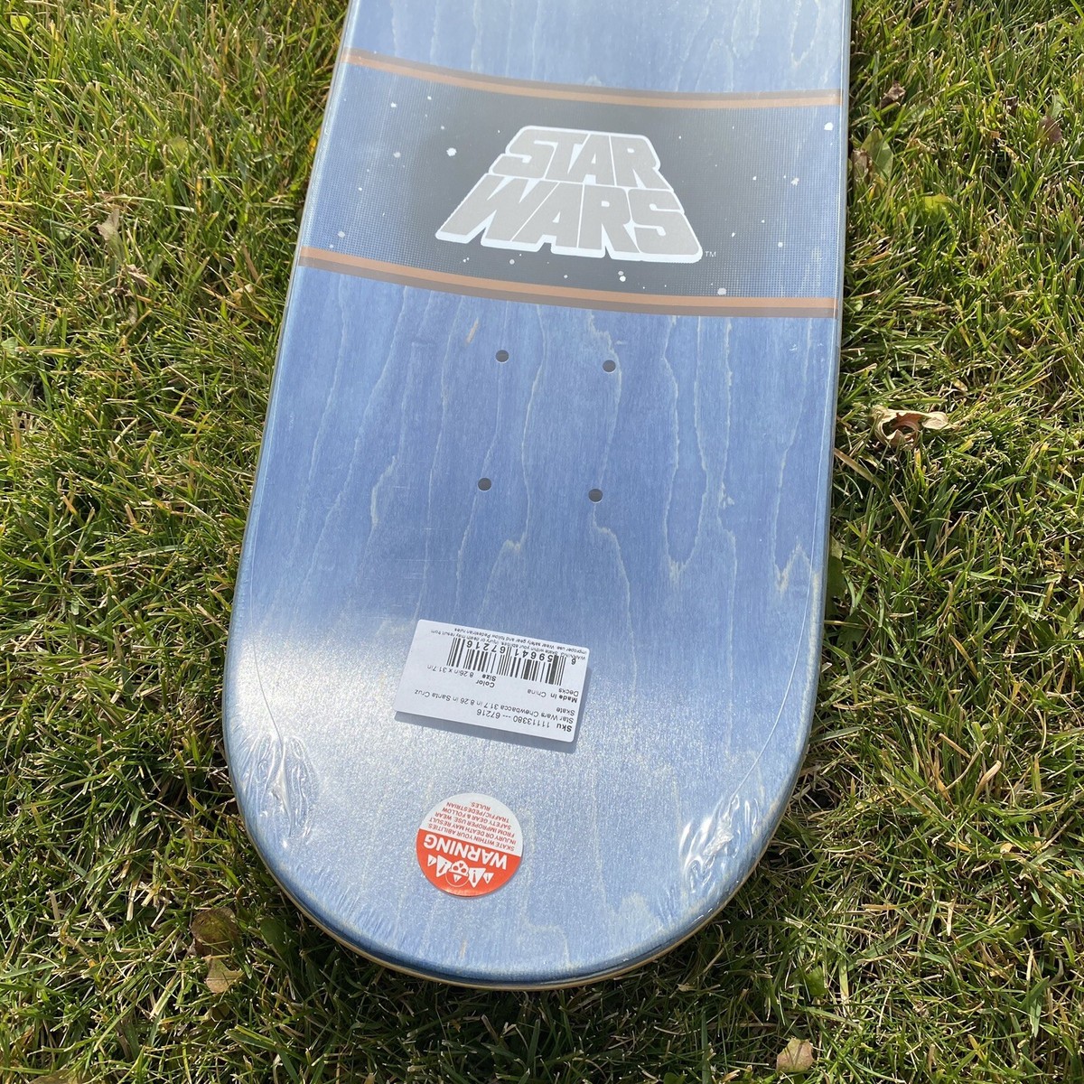 Star Wars Santa Cruz Collectible Skateboard Deck - Chewbacca - NEW