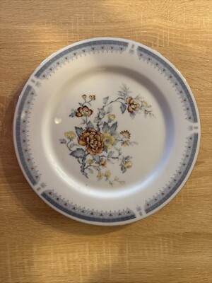 Fine China Dinner Plate 10.5'' Imperial Garden Regency 1990s set of 8