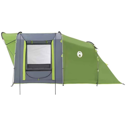 Tenda Coleman Oak Canyon Blackout Per 4 Persone Tunnel Verde - Foto 4 di 9