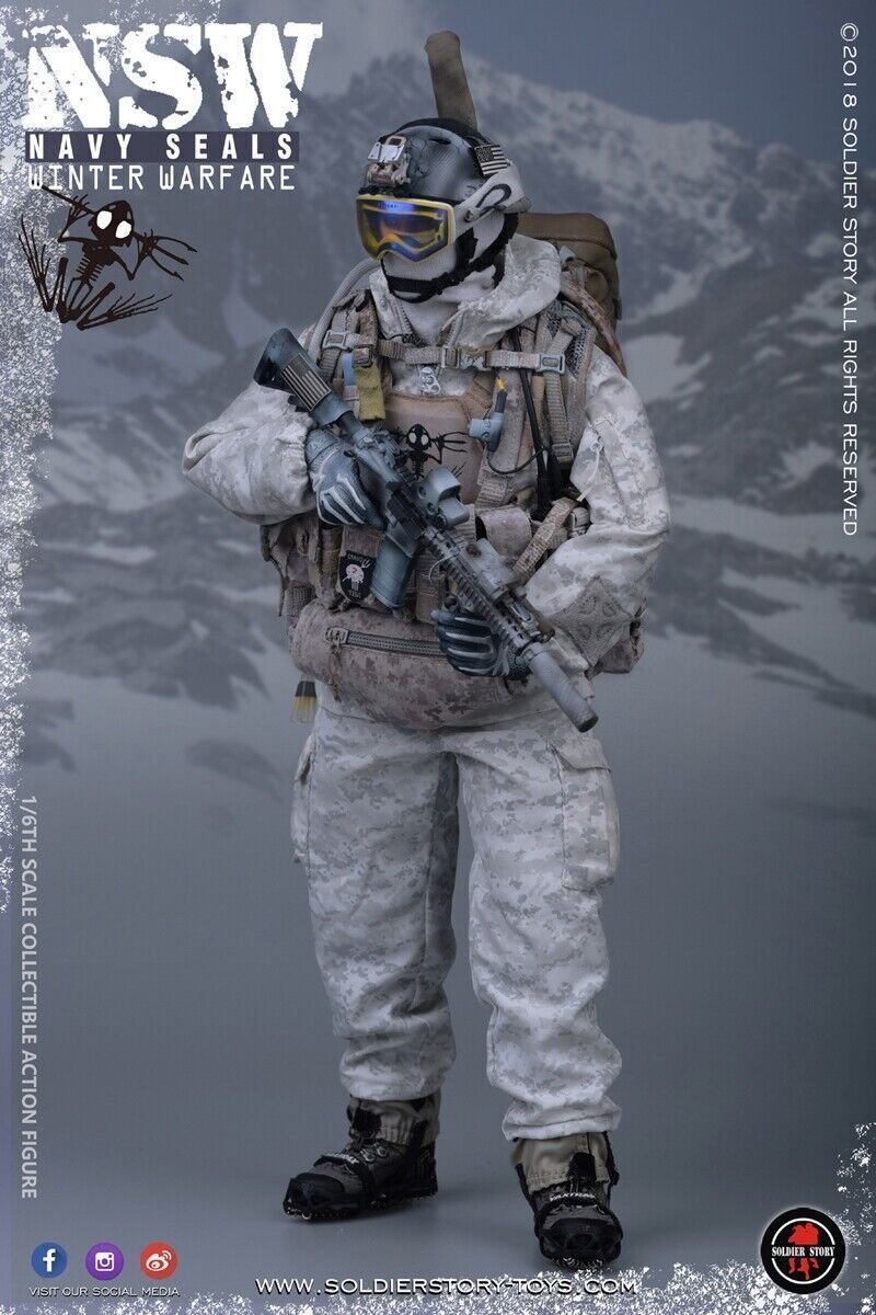 SOLDIER STORY SS109 NSW NAVY SEALS WINTER WARFARE “MARKSMAN” 1/6