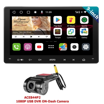 ATOTO S8 MS 9'' Android 2Din ChatGPT Car Stereo GPS QLED Touchscreen+HD DVR CAM