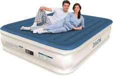 Air Mattress Queen with Built in Pump,18'' Raised Self Inflatable Mattress,Folda