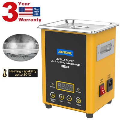 Ultrasonic Cleaner 2L Cleaning Equipment Parts Industrial Jewelry Heated w/Timer