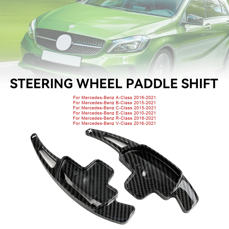 Steering Wheel Shift Paddle Shifter Extension Fit Mercedes-Benz A B C E S G #8 - Imagem 4 de 4
