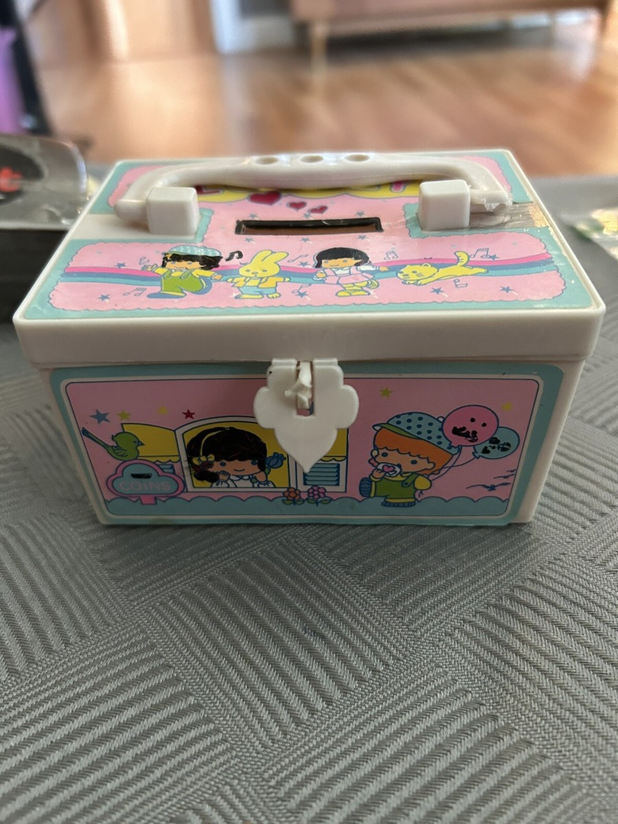 サンリオ リトルハニー 貯金箱 Vintage Sanrio Honey Little Twin Stars Pink 80s Coin Box