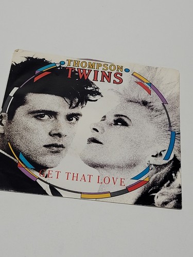 45 rpm Thompson Twins Vinyl Record Get That Love & Perfect Day 7" Vintage 1987 - Picture 7 of 9