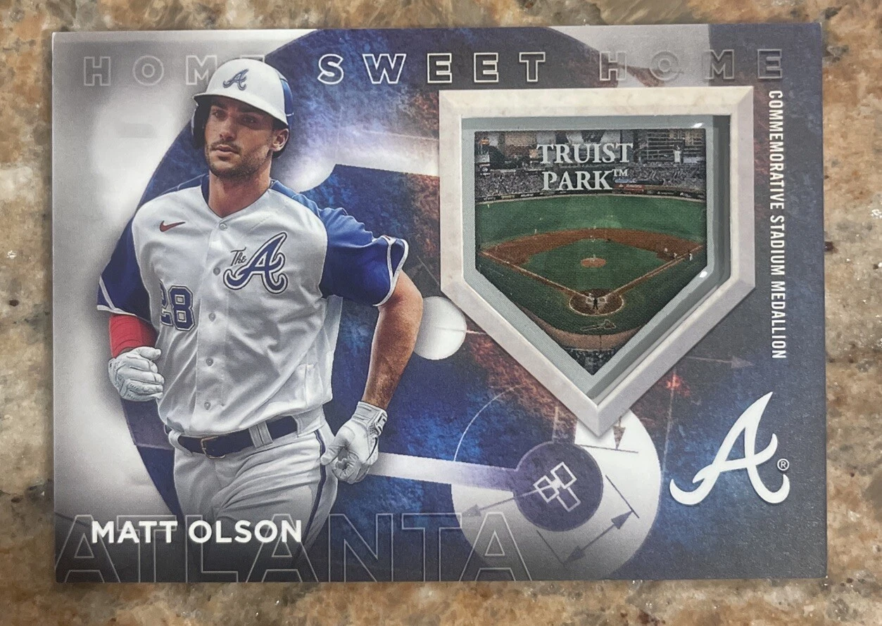 2024 Topps Series 1 MATT OLSON HOME SWEET HOME MEDALLION BRAVES #29/299