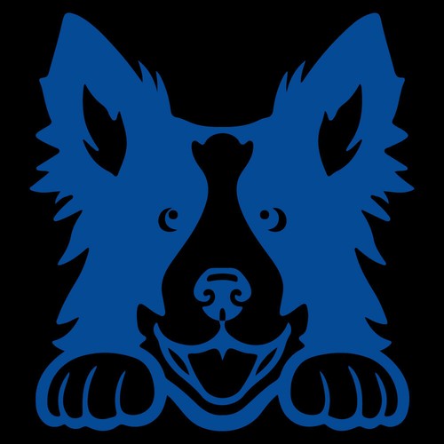5" PEEKING BORDER COLLIE Vinyl Decal Sticker Car Window Dog Puppy Rescue Pet - Picture 15 of 24