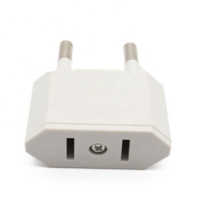 Reiseadapter USA auf Europa DE Steckdose US Plug Adapter 10A 250V Weiß