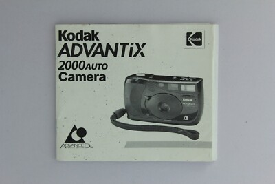 Bedienungsanleitung Manual Kodak Advantix 2000 Auto Camera (12061123)