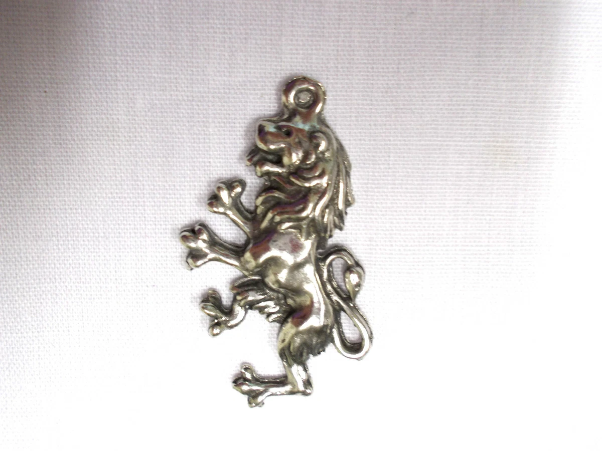 Ciondolo Scozzese Leone Rampante In Argento Sterling 925 – Charm Autentico Da Collezione - 2