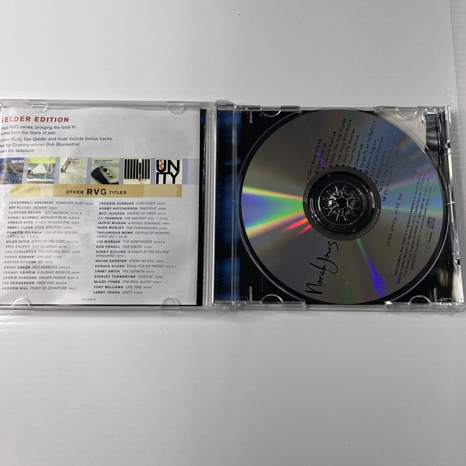 F CD Norah Jones Come Away With Me 724353208820 eBay