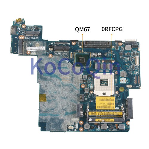 FOR   Latitude E6420 Laptop Motherboard PAL50 LA-6591P CN-0RFCPG RFCPG  QM67 #WD