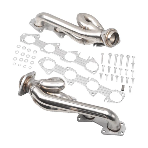 For Dodge Ram 1500 2009-2018 5.7L Hemi Shorty Stainless Performance Header - Picture 2 of 6