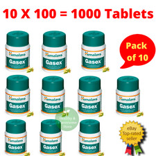 Himalaya Gasex Tablets 10 x 100 tablets Very Fast Free Delivery