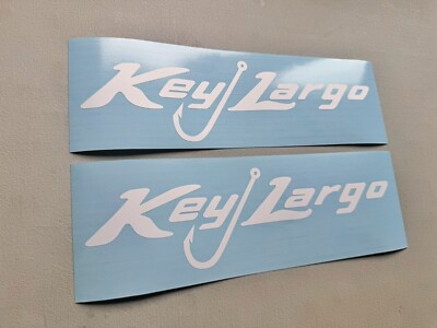 Key Largo Sticker Key Largo Boats Decals SET OF 2 Vinyl Decal Stickers | eBay