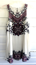 Taylor & Sage Size S White Sleeveless Swing Dress