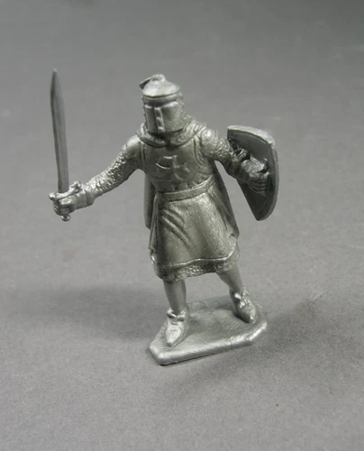 Vintage Marx Black Knight Figure from Prince Valiant Playset