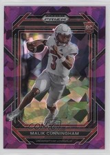 2023 Panini Prizm Draft Picks Purple Ice Prizm /149 Malik Cunningham #112 p8v