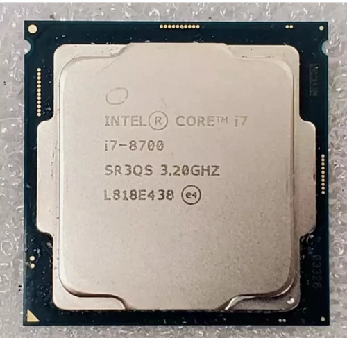 Intel Core i7-8700 3.2GHz CPU Six Core Processor Kaby Lake SR3QS