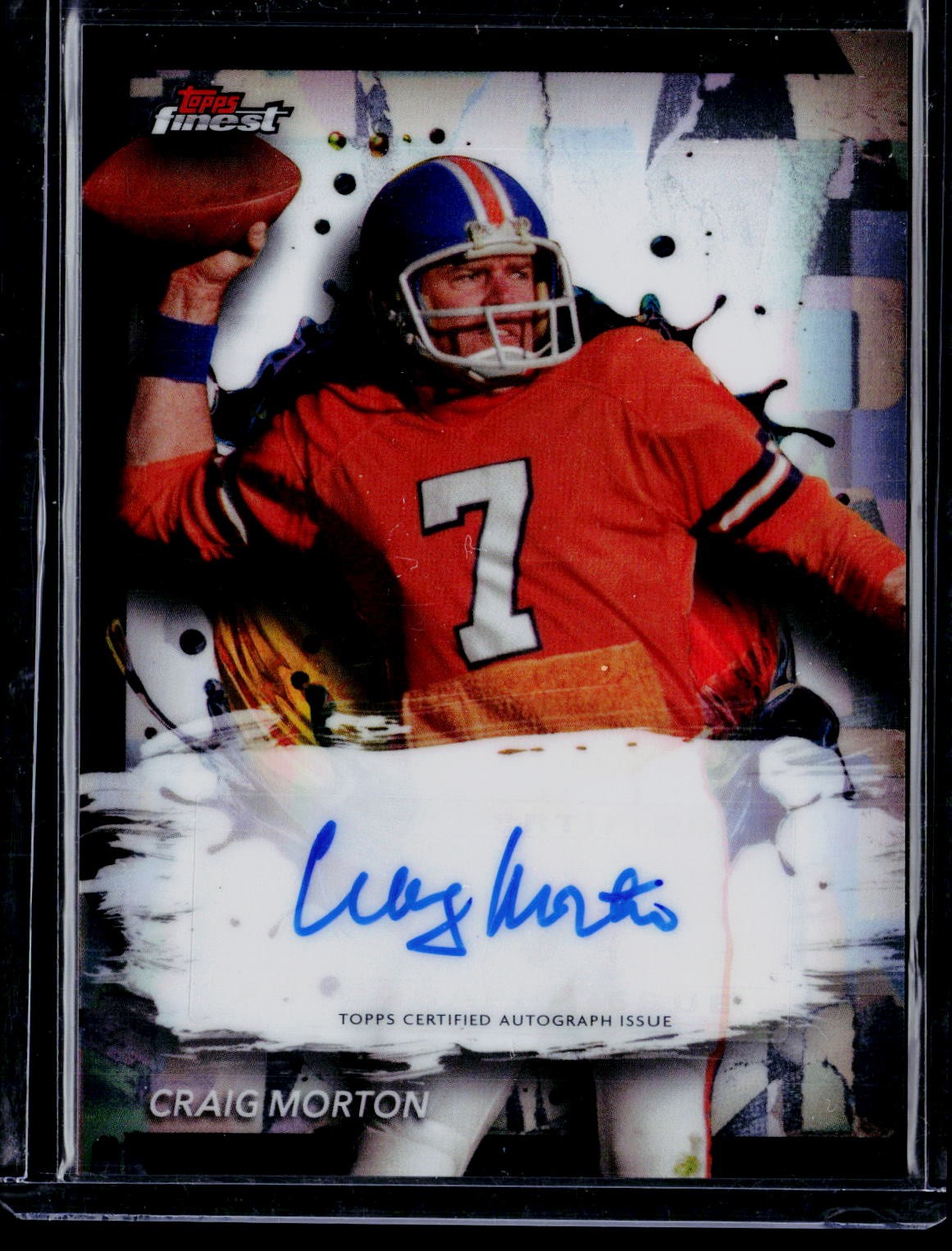 2024 Finest #FA-CM Craig Morton Finest Autographs