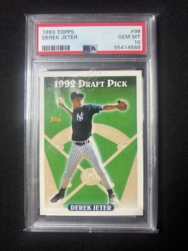 1993 TOPPS DEREK JETER RC PSA 10 #98