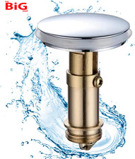 Pop up Click Clack Plug Sprung Stopper, Pop up Sink Plug Replacement 36Mm Push S