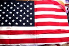 35" x 62" American Flag Cotton Fabric Craft Panel