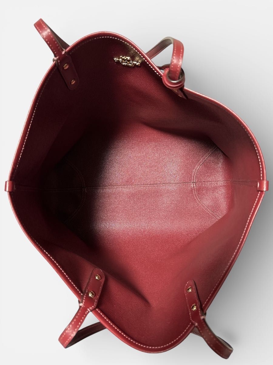 Condition COACH Tote Bag Leopard Pattern F37877 1… - image 10