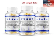 3 ULTRA PROBIOTIC 100 Billion CFUs NOW ULTIMATE FLORA PRIMAL NATURE'S KEY ALIGN