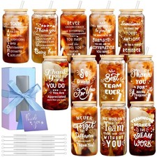 12 Set Employee Appreciation Gifts Bulk, Personalized Inspirational Thank You...
