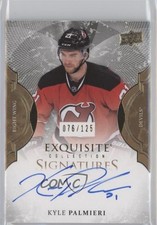 2016-17 Upper Deck Ice Exquisite Signatures 76/125 Kyle Palmieri #ES-KP Auto 2d8