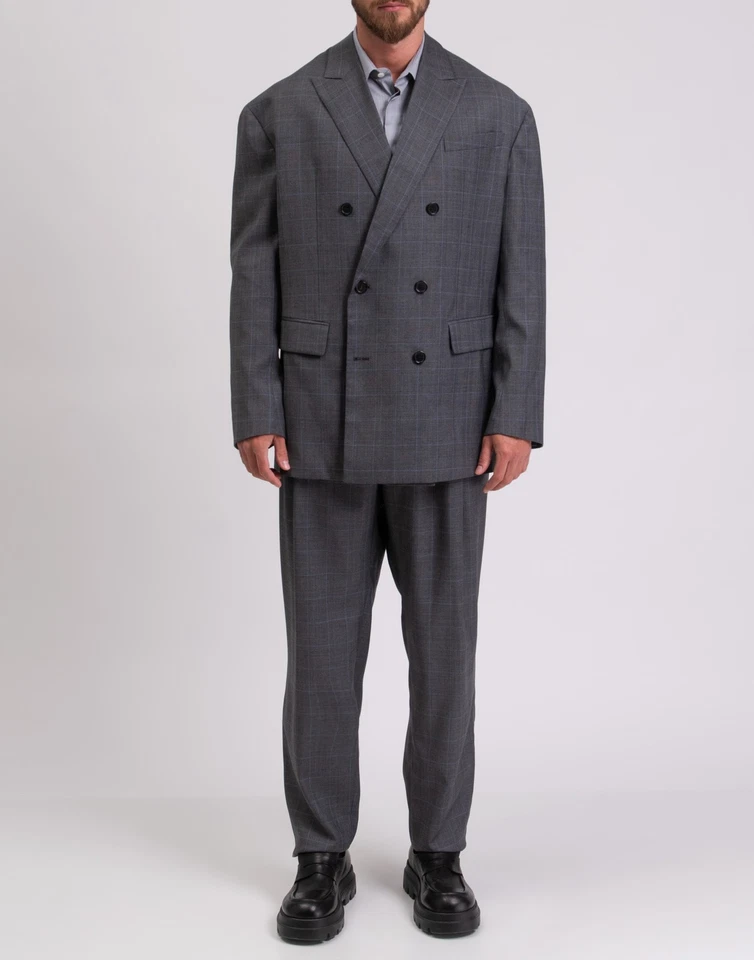 RRP €1790 DSQUARED2 ARIZONA Wool Suit Mismatch Size Blazer IT56 Trousers IT58 - Image 3 of 4