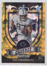 2021 Panini Prizm Draft Picks Crusade Gold Ice Prizm Pat Freiermuth #173 0d9o