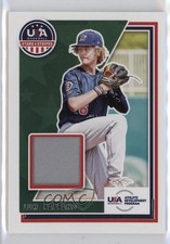 2022 Panini USA Baseball Stars & Stripes Materials Luke Pappano #USAM-LP 0st9