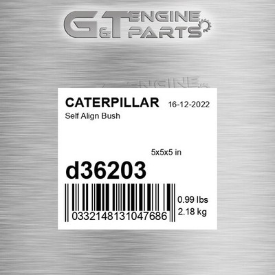 D36203 SELF ALIGN BUSH fits CATERPILLAR (NEW AFTERMARKET)