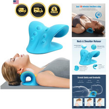 Neck Cloud Cervical Neck Stretcher Pillow Traction Device Pain Relief Massage