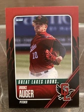 2025 Choice Brooks Auger RC Base Great Lakes Loons Team Card Dodgers