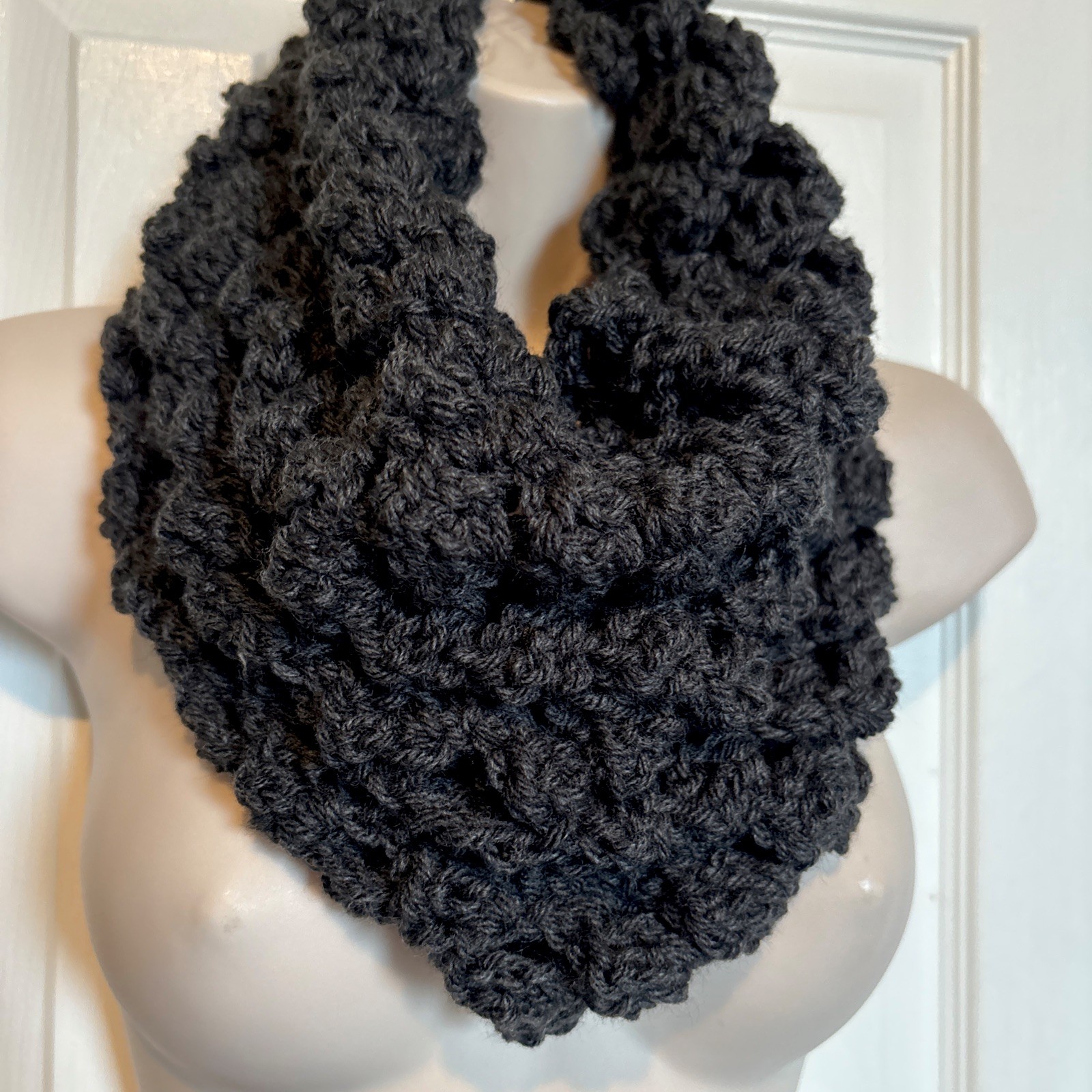 Infinity Crochet Scarf Casual Relaxed