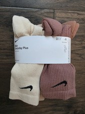 Nike Everyday Plus Cushioned Training Crew Socks 6 Pairs Medium 6-8 SX6897  -  904