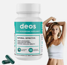 DEOS Full Body Internal Deodorant  Supplement UK Deodorizer (30 Caps) - 1~5pack