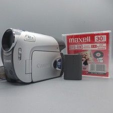 Canon DC311 Handheld DVD-RW Camcorder Silver Tested